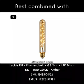 MESH pendant light Ø 45 cm 1xE27 matt gold / brass (Lucide)