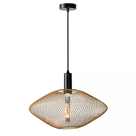MESH pendant light Ø 45 cm 1xE27 matt gold / brass (Lucide)