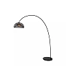 MESH Arc floor lamp 167x46 cm E27 black (Lucide)