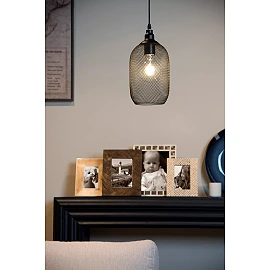 MESH pendant light Ø15 cm 1xE27 60 W black (Lucide)