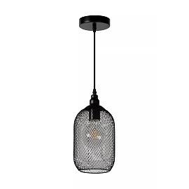 MESH pendant light Ø15 cm 1xE27 60 W black (Lucide)