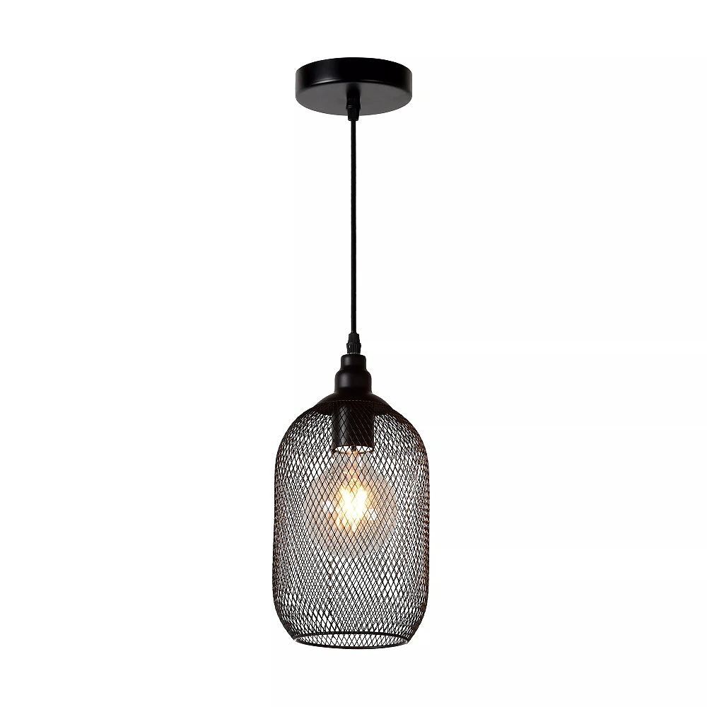 MESH pendant light Ø15 cm 1xE27 60 W black (Lucide)