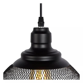 MESH pendant light Ø 22 cm 1xE27 black (Lucide)