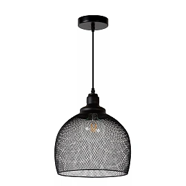 MESH pendant light Ø 28 cm 1xE27 black (Lucide)
