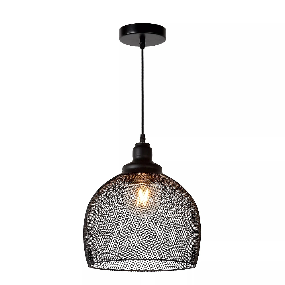 MESH pendant light Ø 28 cm 1xE27 black (Lucide)