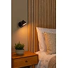 MILNE sienas lampa LED 1x8 W 2700 K melna (Lucide)