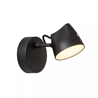 MILNE wall light LED 1x8 W 2700 K black (Lucide)