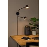MILNE wall light LED 2x8 W 2700 K black (Lucide)