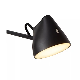 MILNE wall light LED 2x8 W 2700 K black (Lucide)