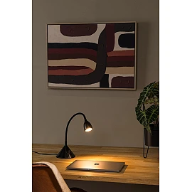 MILO galda lampa LED 3,2W 3000K melna (Lucide)