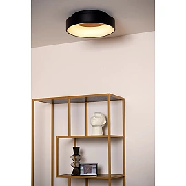 MIRAGE LED griestu gaismeklis 22 W 2700 K melna (Lucide)