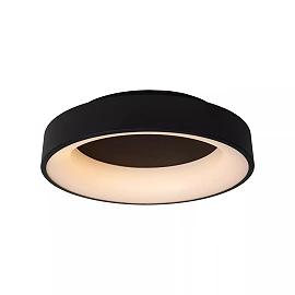 MIRAGE LED flush ceiling light Ø45 cm 33W 2700K black (Lucide)