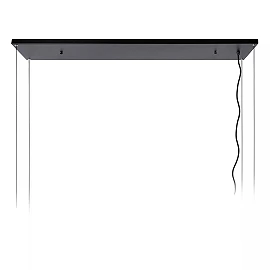 MIRAVELLE piekaramā lampa ar plauktu 110 cm 6 x GU10 melna (Lucide)