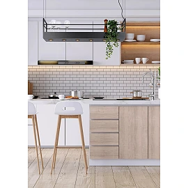 MIRAVELLE piekaramā lampa ar plauktu 110 cm 6 x GU10 melna (Lucide)