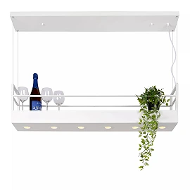 MIRAVELLE piekaramā lampa 6 x GU10 balta (Lucide)