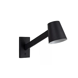 MIZUKO wall light 1xE14 40 W black (Lucide)