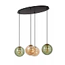 MONSARAZ pendant light 4x40 W E27 95×50 cm green (Lucide)