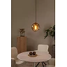 MONSARAZ pendant light 1x40 W E27 Ø25 cm amber (Lucide)