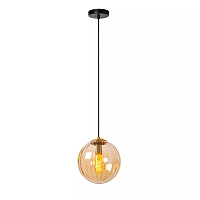 MONSARAZ piekaramā lampa 1x40 W E27 Ø25 cm dzintara (Lucide)