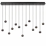 MONTANA linear pendant light LED Dim CCT 13x5.7W Grey iron (Lucide)