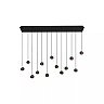 MONTANA linear pendant light LED Dim CCT 13x5.7W Coffee (Lucide)