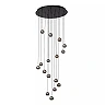 MONTANA round pendant light LED Dim CCT 16x5.7W Grey iron (Lucide)