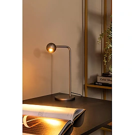 MONTANA table lamp LED Dim 1x5W 2700K Grey iron (Lucide)