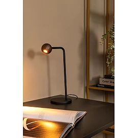 MONTANA table lamp LED Dim 1x5W 2700K Coffee (Lucide)