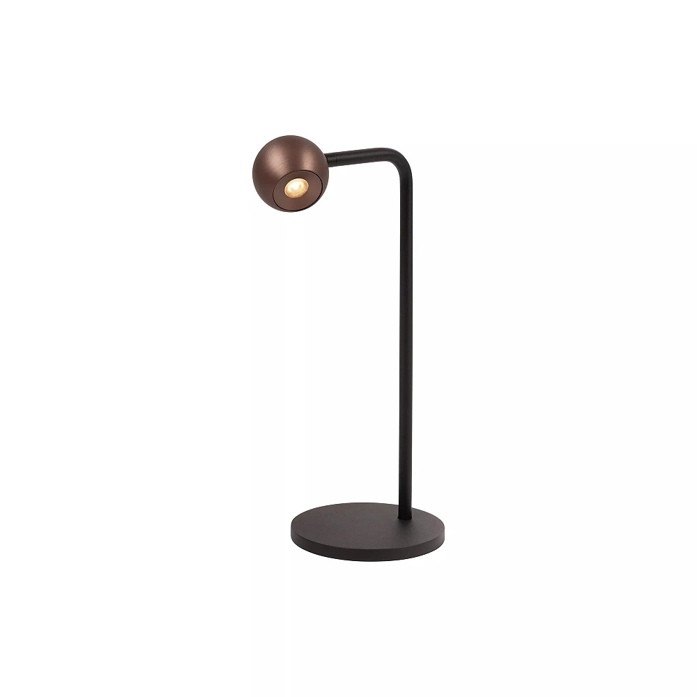 MONTANA table lamp LED Dim 1x5W 2700K Coffee (Lucide)