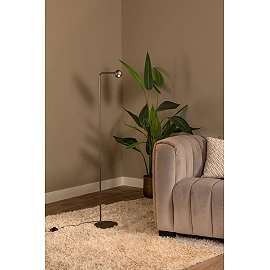 MONTANA floor lamp LED Dim 1x6.3W 2700K Grey iron (Lucide)
