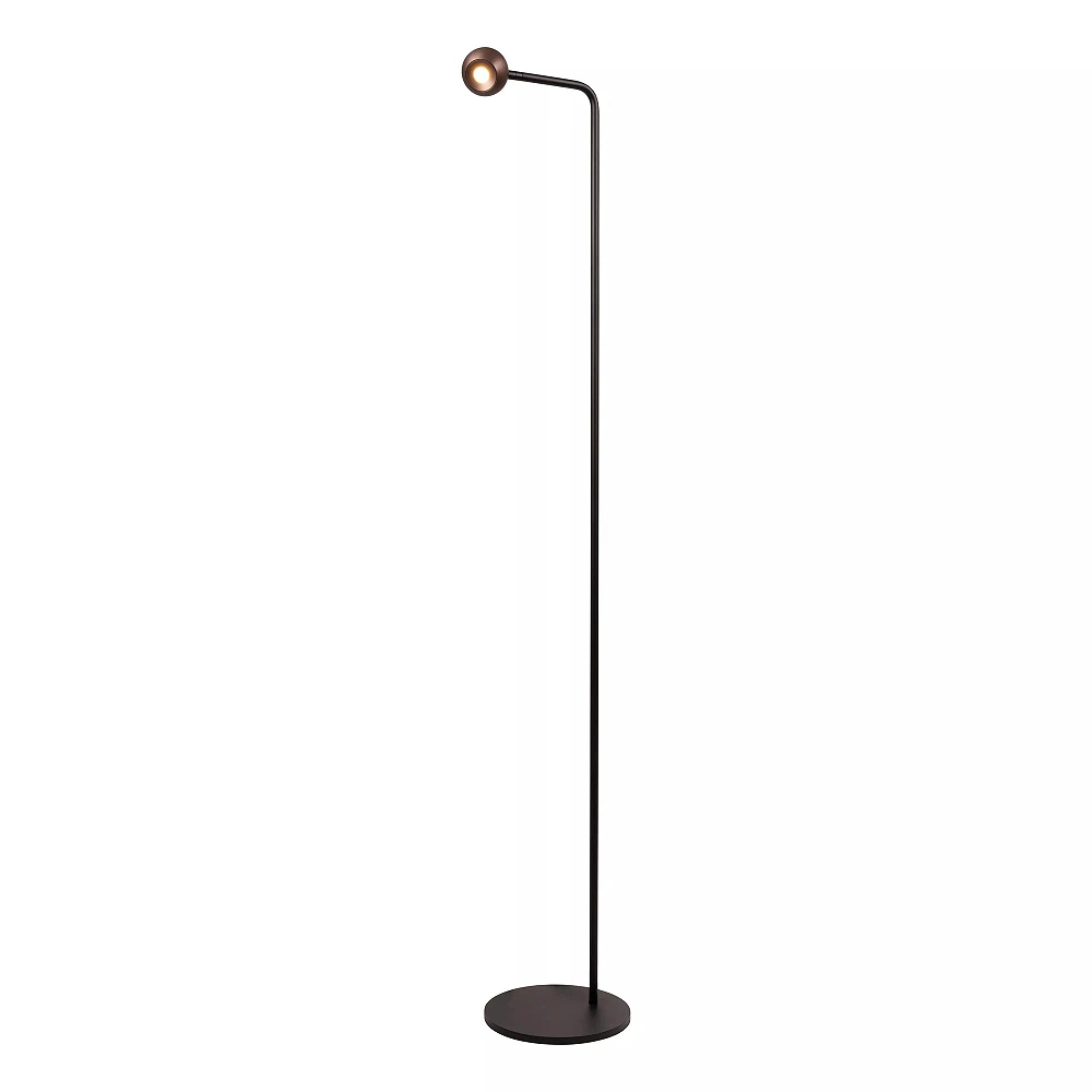 MONTANA floor lamp LED Dim 1x6.3W 2700K Coffee (Lucide)