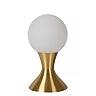 MOYA table lamp Ø12 cm 1 x G9 matt gold/brass (Lucide)