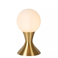 MOYA table lamp Ø12 cm 1 x G9 matt gold/brass (Lucide)