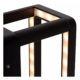 NARVIK Wall light Indoor/Outdoor 1x9.2W Integrated LED IP65 Black (Lucide)
