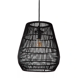 NERIDA outdoor pendant light Ø35 cm 1xE27 40 W black (Lucide)