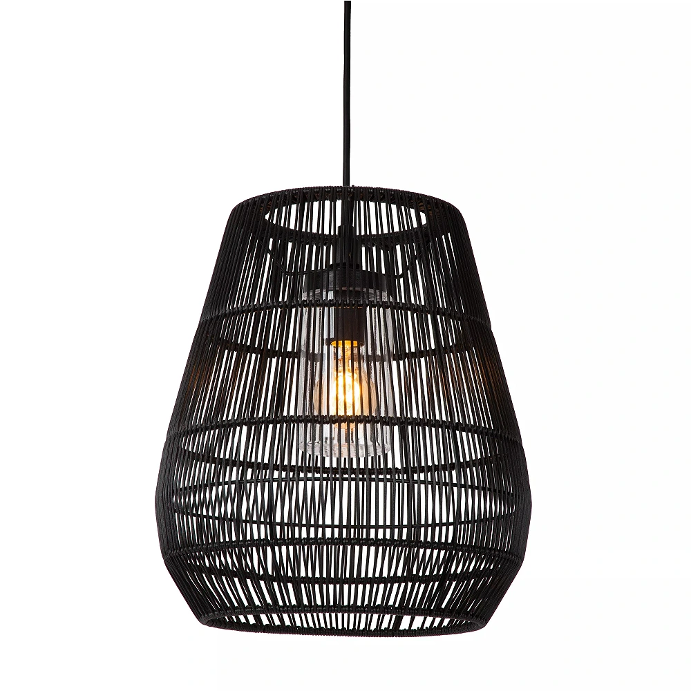 NERIDA outdoor pendant light Ø35 cm 1xE27 40 W black (Lucide)