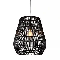 NERIDA outdoor pendant light Ø35 cm 1xE27 40 W black (Lucide)