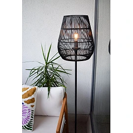 NERIDA outdoor floor lamp 1xE27 black (Lucide)