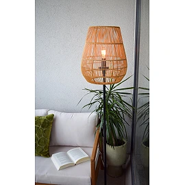 NERIDA outdoor floor lamp 1xE27 natural (Lucide)