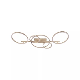 NICOLA ceiling light 132 cm LED 37W CCT Taupe (Lucide)
