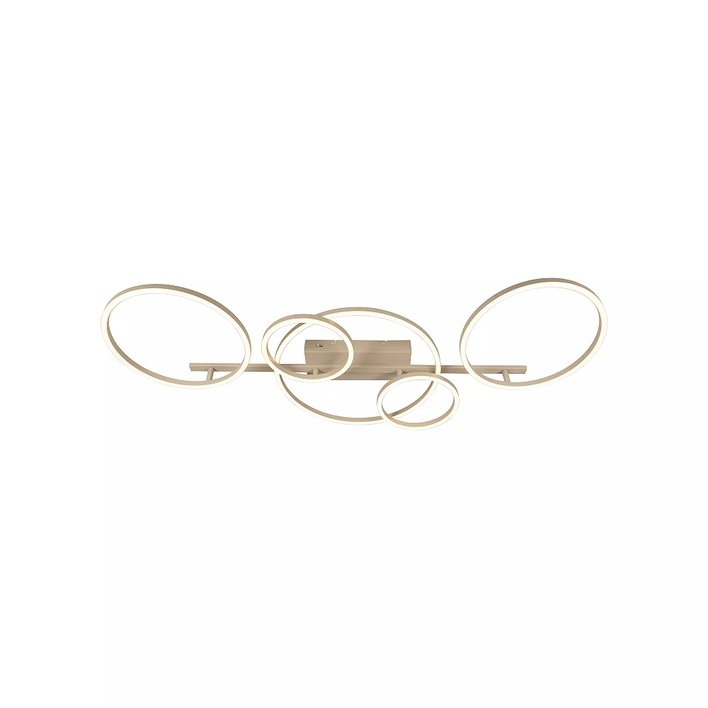 NICOLA ceiling light 132 cm LED 37W CCT Taupe (Lucide)