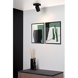 NIGEL ceiling spotlight 1x5w Black (Lucide)