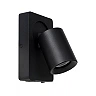 NIGEL gultas / sienas lampa ar USB 1x5w melna (Lucide)