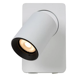 NIGEL bedside wall light with USB 1x5w White (Lucide)