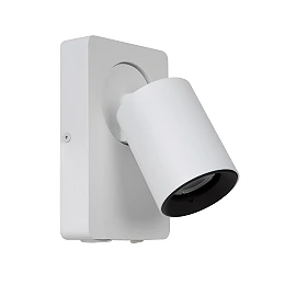 NIGEL bedside wall light with USB 1x5w White (Lucide)