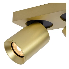 NIGEL ceiling spotlight 2x5w Matt Gold / Brass (Lucide)
