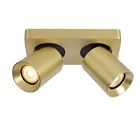 NIGEL ceiling spotlight 2x5w Matt Gold / Brass (Lucide)
