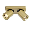 NIGEL ceiling spotlight 2x5w Matt Gold / Brass (Lucide)