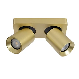 NIGEL ceiling spotlight 2x5w Matt Gold / Brass (Lucide)