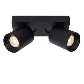 NIGEL ceiling spotlight 2x5w Black (Lucide)